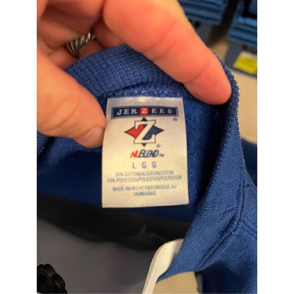 Jerzees Vintage Kentucky Wildcats Blue Crewneck Sweatshirt. Size Large - Picture 2 of 6